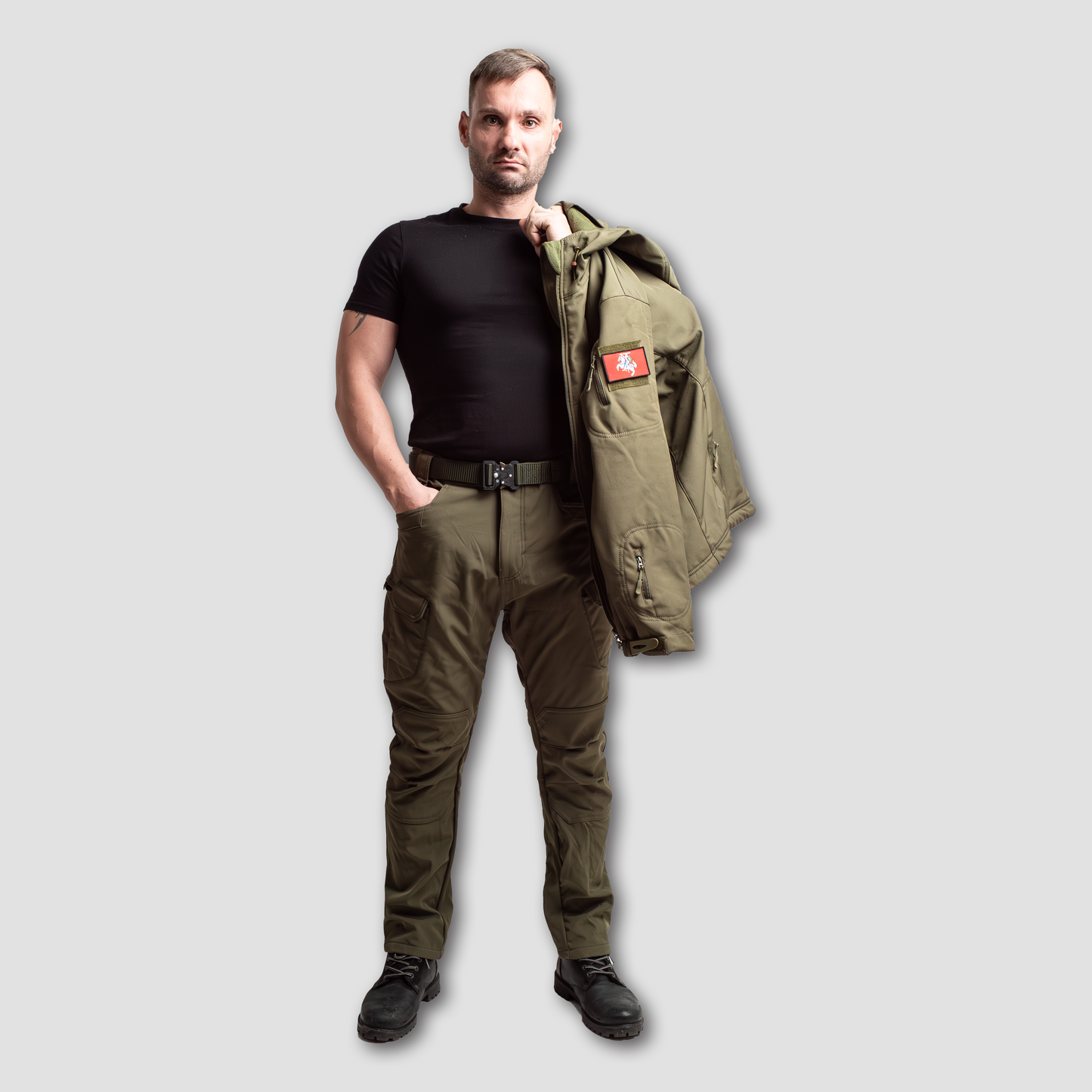 Taktinė striukė ir kelnės