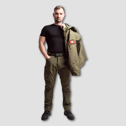 Taktinė striukė ir kelnės