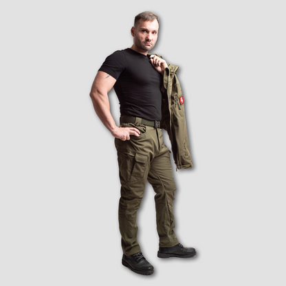 Taktinė striukė ir kelnės