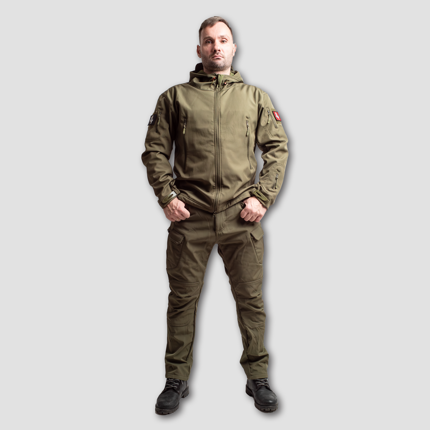 Taktinė striukė ir kelnės