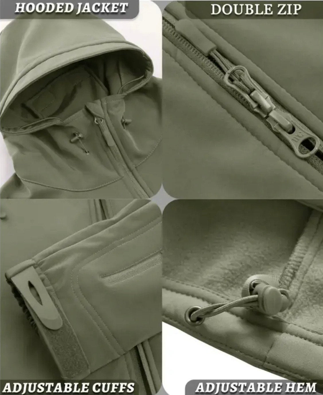 Taktinė striukė ir kelnės