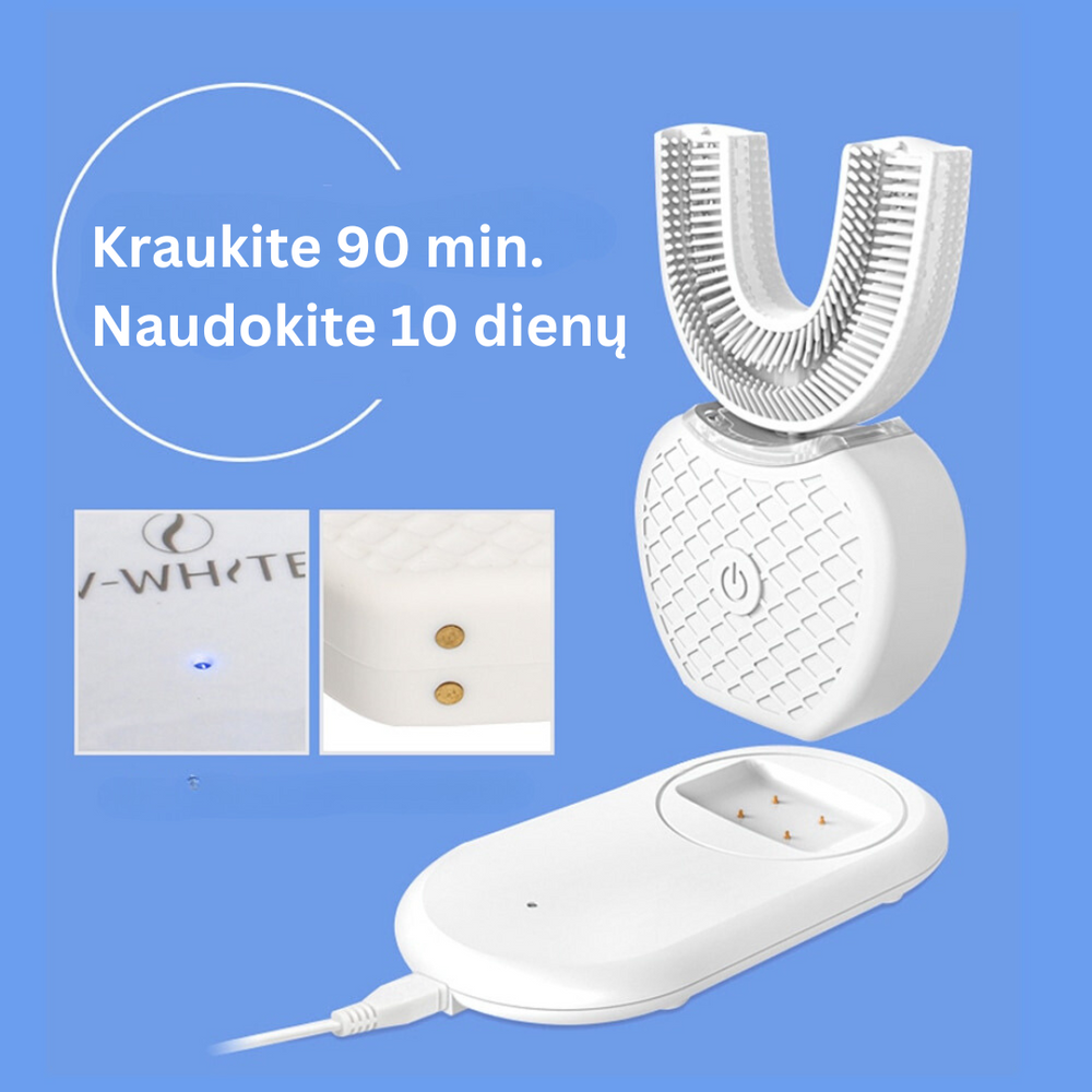U formos elektrinis dantų šepetėlis